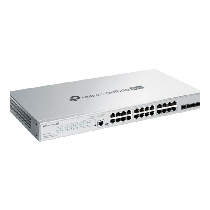 TP-Link Omada Pro S5500-24GP4F / Управляемый коммутатор уровня 2+ с 24 гигабитными портами PoE+ и 4 портами SFP