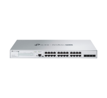 TP-Link Omada Pro S5500-24GP4F / Управляемый коммутатор уровня 2+ с 24 гигабитными портами PoE+ и 4 портами SFP