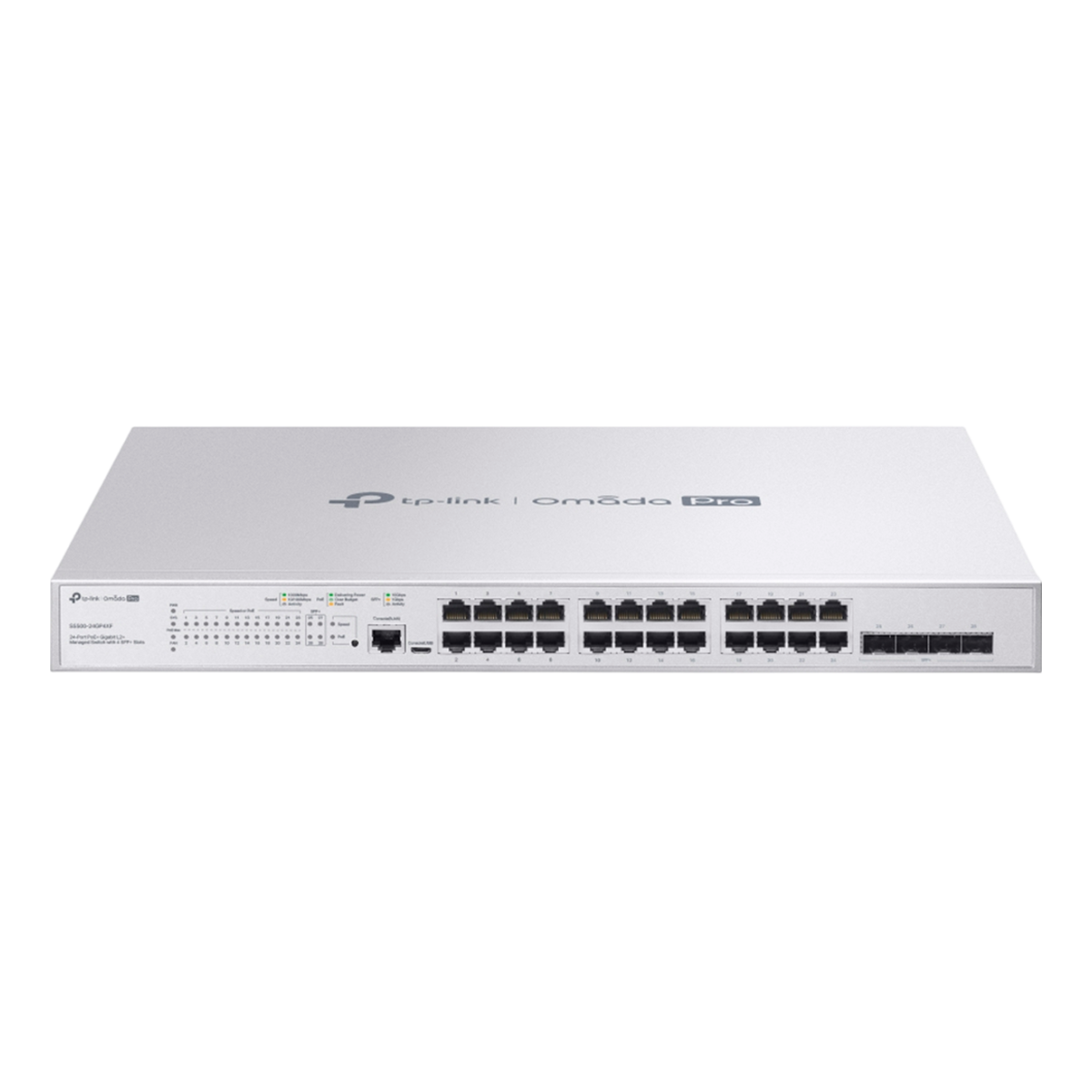 TP-Link Omada Pro S5500-24GP4XF / Управляемый коммутатор уровня 2+ с 24 портами SFP и 4 портами SFP+