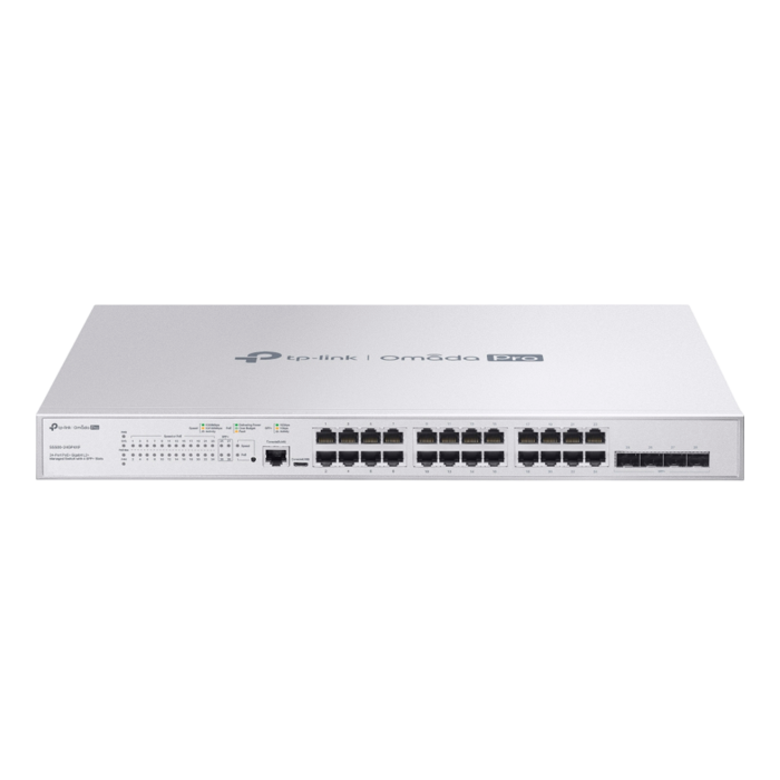 TP-Link Omada Pro S5500-24GP4XF / Управляемый коммутатор уровня 2+ с 24 портами SFP и 4 портами SFP+
