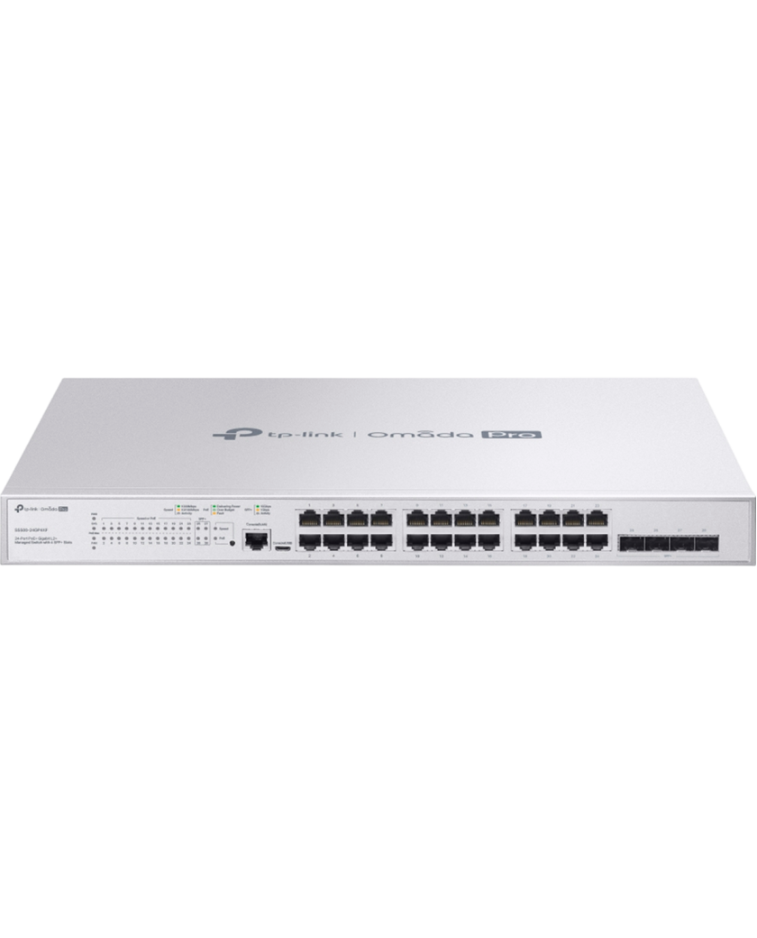 TP-Link Omada Pro S5500-24GP4XF / Управляемый коммутатор уровня 2+ с 24 портами SFP и 4 портами SFP+