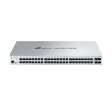 TP-Link Omada Pro S5500-48GP4F / Управляемый коммутатор уровня 2+ с 48 гигабитными портами PoE+ и 4 портами SFP