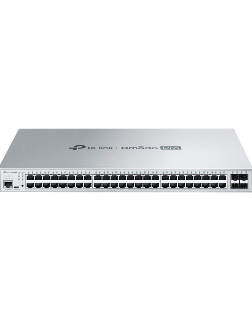 TP-Link Omada Pro S5500-48GP4F / Управляемый коммутатор уровня 2+ с 48 гигабитными портами PoE+ и 4 портами SFP