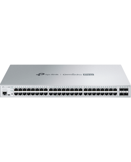 TP-Link Omada Pro S5500-48GP4XF / Управляемый коммутатор уровня 2+ с 48 гигабитными портами PoE+ и 4 портами SFP+