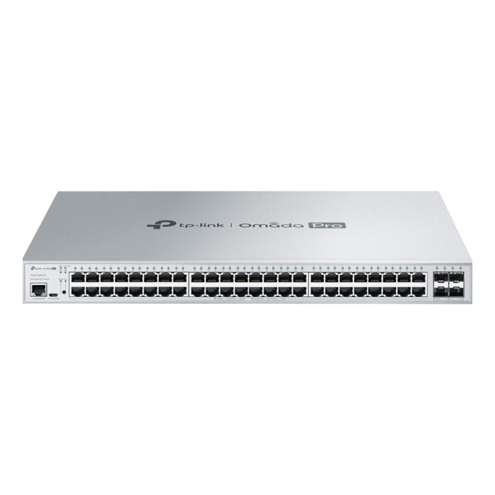 TP-Link Omada Pro S5500-48GP4XF / Управляемый коммутатор уровня 2+ с 48 гигабитными портами PoE+ и 4 портами SFP+