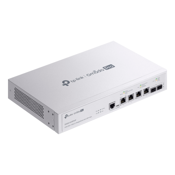 TP-Link Omada Pro S5500-4XHPP2XF / Управляемый коммутатор с 4 портами PoE++ 10GE L2+ и 2 слотами SFP+