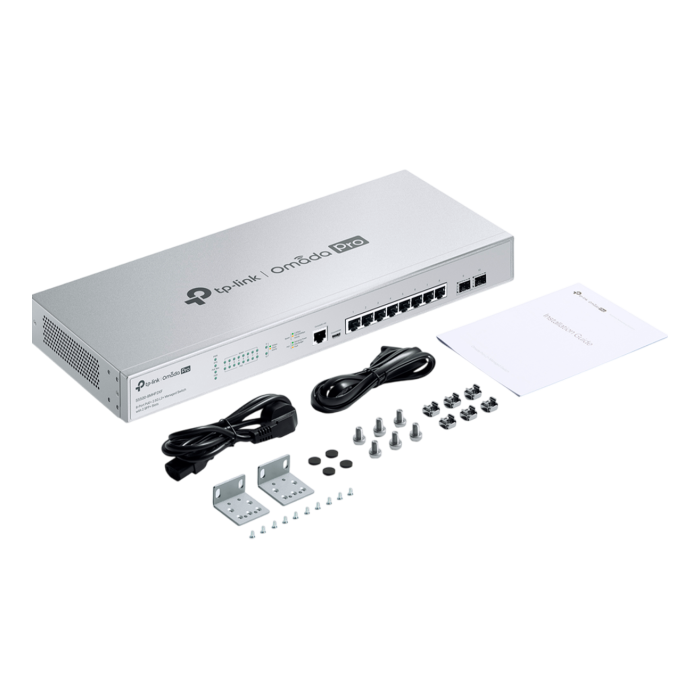 TP-Link Omada Pro S5500-8MHP2XF / Управляемый коммутатор с 8 портами PoE+ 2.5G L2+ и 2 слотами SFP+