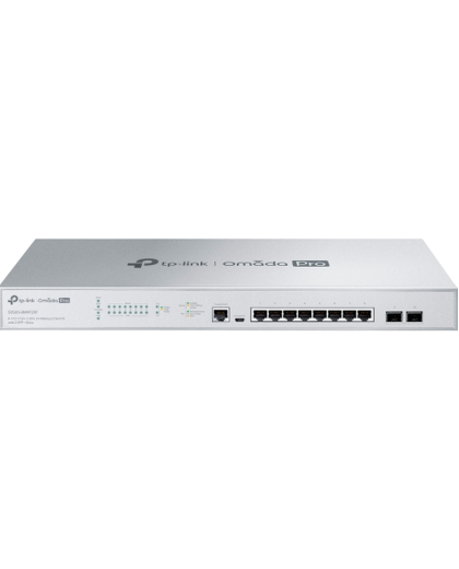 TP-Link Omada Pro S5500-8MHP2XF / Управляемый коммутатор с 8 портами PoE+ 2.5G L2+ и 2 слотами SFP+