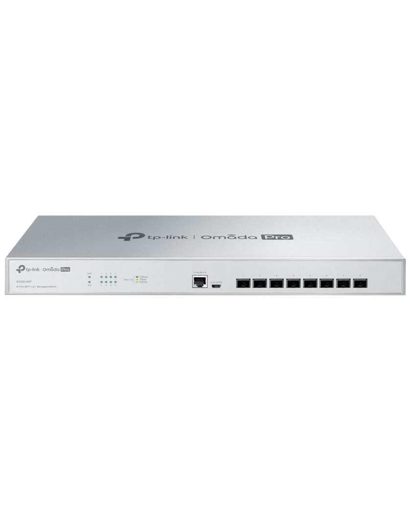 TP-Link Omada Pro S5500-8XF / Управляемый коммутатор уровня 2+ с 8 портами SFP+