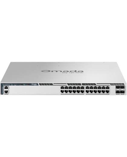 TP-Link Omada Pro S6500-24MPP4Y /  24-портовый стекируемый управляемый коммутатор L3 PoE++ 2,5G с 4 слотами 25G