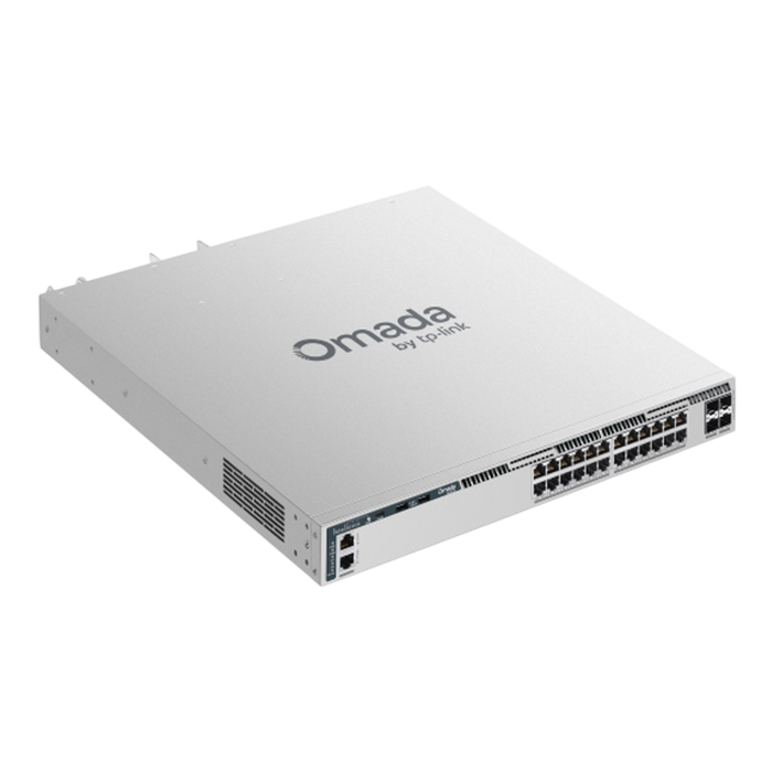 TP-Link Omada Pro S6500-24MPP4Y /  24-портовый стекируемый управляемый коммутатор L3 PoE++ 2,5G с 4 слотами 25G