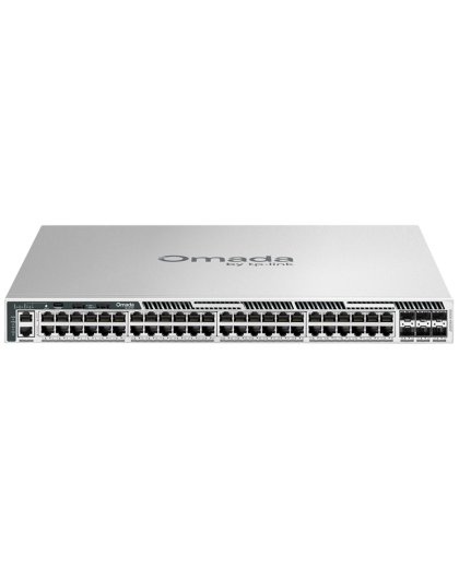 TP-Link Omada Pro S6500-48G6XF / Коммутатор 48‑портовый гигабитный управляемый стекируемый L3 с 6 SFP+ слотами 10G