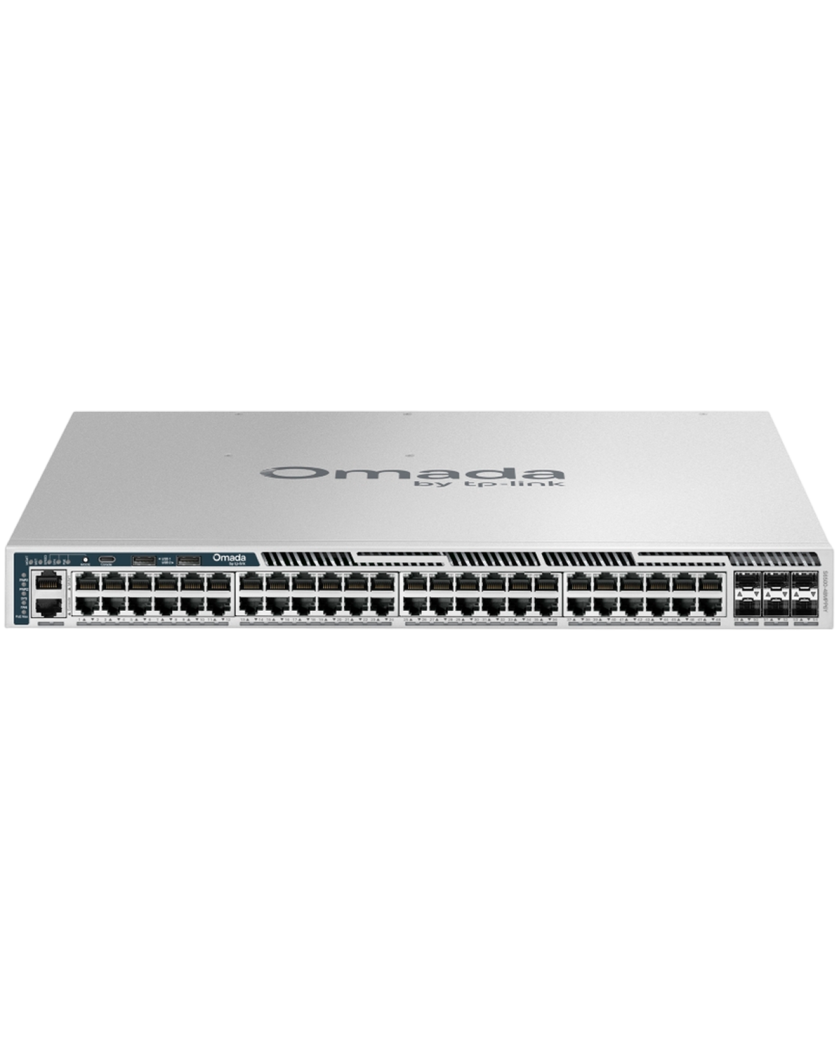 TP-Link Omada S6500-48MPP6Y / Коммутатор 48-портовый стекируемый управляемый L3 PoE++ 2,5G с 6 слотами 25G