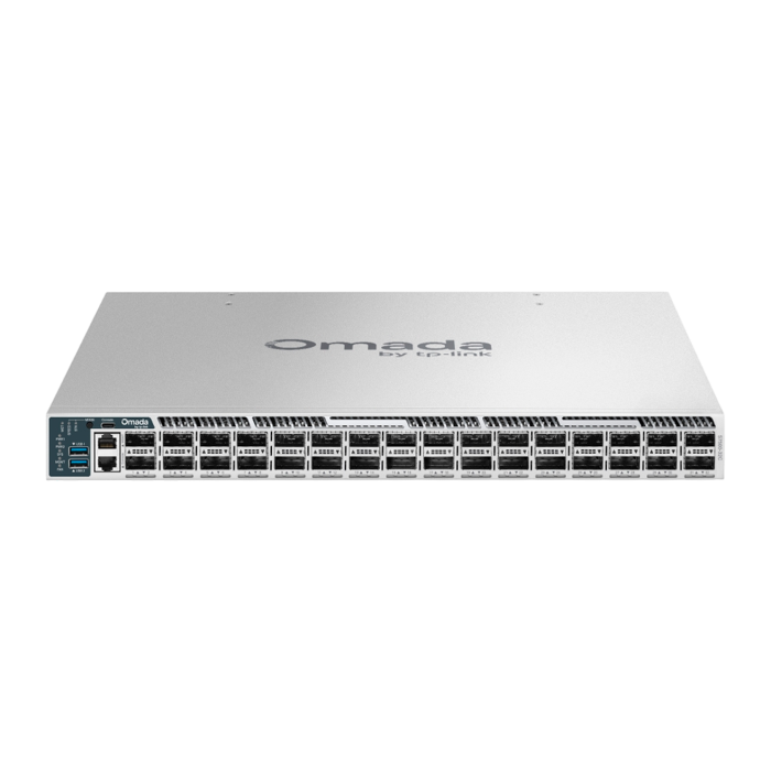 TP-Link Omada Pro S7500-32C / Управляемый коммутатор ядра сети с 32 портами, поддержкой стекирования и скоростью 100 Гбит/с, уровень L3.