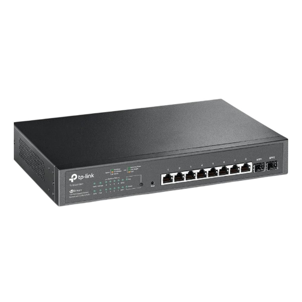 TP-Link Omada SG2210MP / Коммутатор РоЕ 8-портовый гигабитный управляемый Smart с 2 SFP-слотами