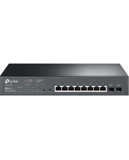TP-Link Omada SG2210MP / Коммутатор РоЕ 8-портовый гигабитный управляемый Smart с 2 SFP-слотами