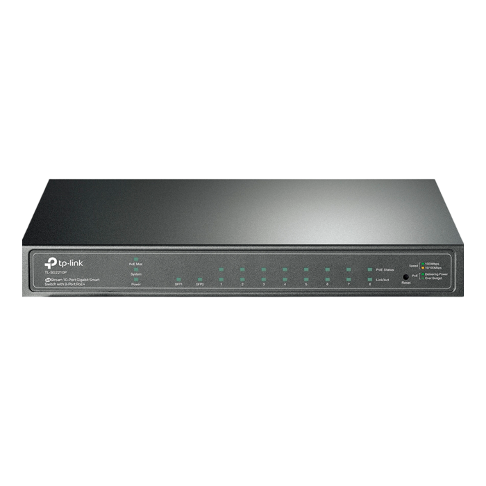 TP-Link Omada SG2210P / Коммутатор РоЕ 8-портовый гигабитный управляемый Smart с 2 SFP-слотами