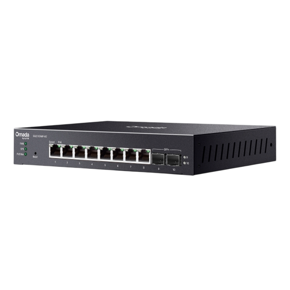 TP-Link Omada SG2210XMP-M2 /  Управляемый PoE-коммутатор Smart с 8 портами 2.5GBASE-T и 2 SFP+ слотами 10G