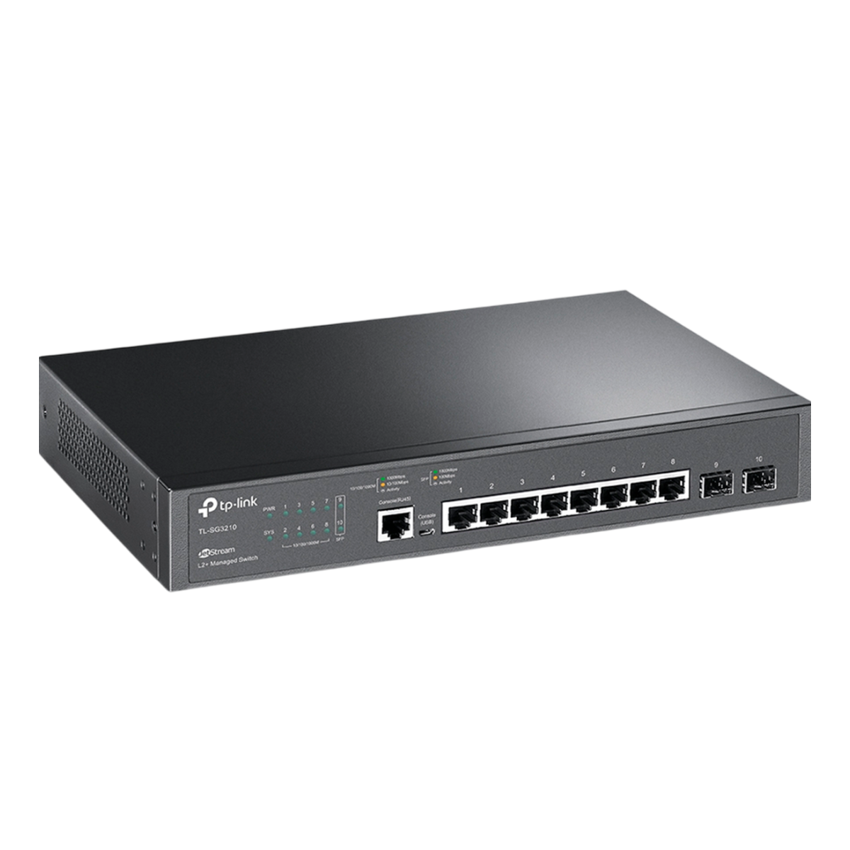 TP-Link Omada SG3210 / Коммутатор 8‑портовый гигабитный управляемый L2+ с 2 SFP‑слотами