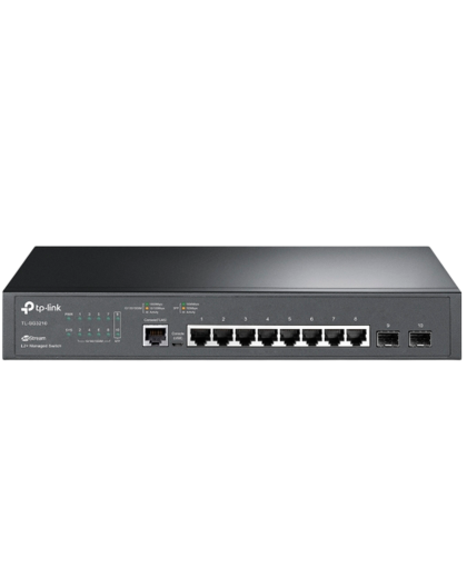 TP-Link Omada SG3210 / Коммутатор 8‑портовый гигабитный управляемый L2+ с 2 SFP‑слотами
