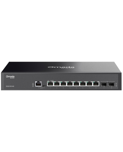 TP-Link Omada SG3210X-M2 / Коммутатор управляемый уровня 2+ с 8 портами 2,5 Гбит/с и 2 портами SFP+