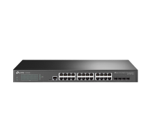 TP-Link Omada SG3428 / Управляемый коммутатор уровня 2+ с 24 гигабитными портами RJ45 и 4 портами SFP