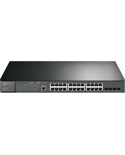 TP-Link Omada SG3428MP / 24‑портовый гигабитный управляемый РоЕ-коммутатор L2 с 4 SFP‑слотами