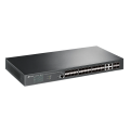 TP-Link Omada SG3428XF / 24‑портовый гигабитный управляемый SFP-коммутатор L2+ с 4 SFP‑слотами