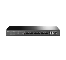 TP-Link Omada SG3428XF / 24‑портовый гигабитный управляемый SFP-коммутатор L2+ с 4 SFP‑слотами