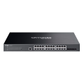 TP-Link Omada SG3428XMPP / 24‑портовый гигабитный управляемый РоЕ-коммутатор уровня L2+ (16 портов PoE+ и 8 портов PoE++) с 4 SFP+ слотами 10G