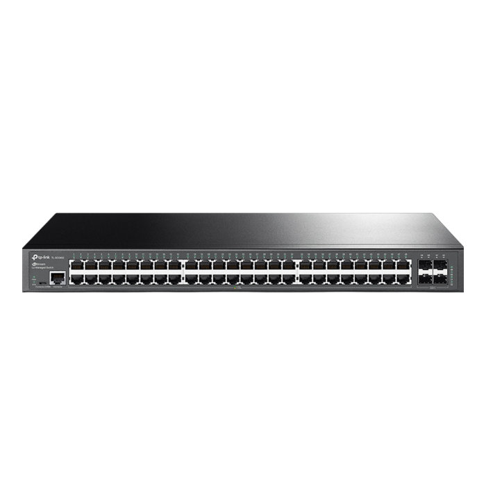 TP-Link Omada SG3452 / 48‑портовый гигабитный управляемый коммутатор L2+ с 4 SFP‑слотами