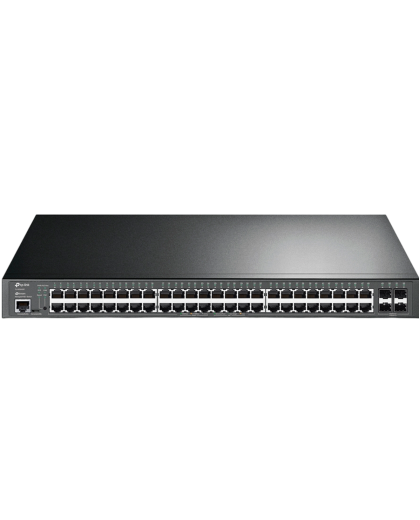 TP-Link Omada SG3452P / 48‑портовый гигабитный управляемый PoE-коммутатор L2 с 4 SFP‑слотами