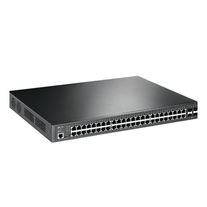 TP-Link Omada SG3452P / 48‑портовый гигабитный управляемый PoE-коммутатор L2 с 4 SFP‑слотами