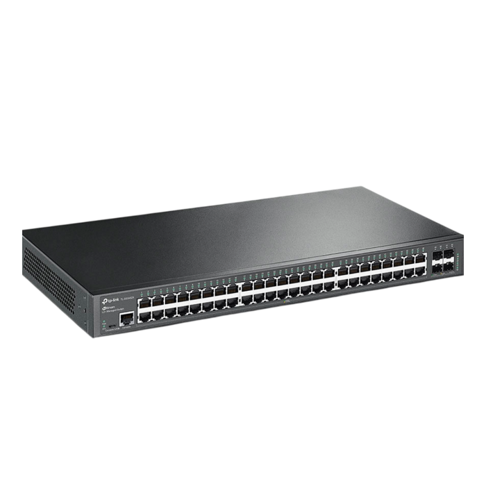 TP-Link Omada SG3452X / 48‑портовый гигабитный управляемый коммутатор L2 с 4 SFP‑слотами SFP+ 10 Гбит/с