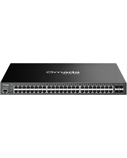 TP-Link Omada SG3452XMPP / 48‑портовый гигабитный управляемый РоЕ-коммутатор уровня L2+ (40 портов PoE+ и 8 портов PoE++) с 4 SFP+ слотами 10G