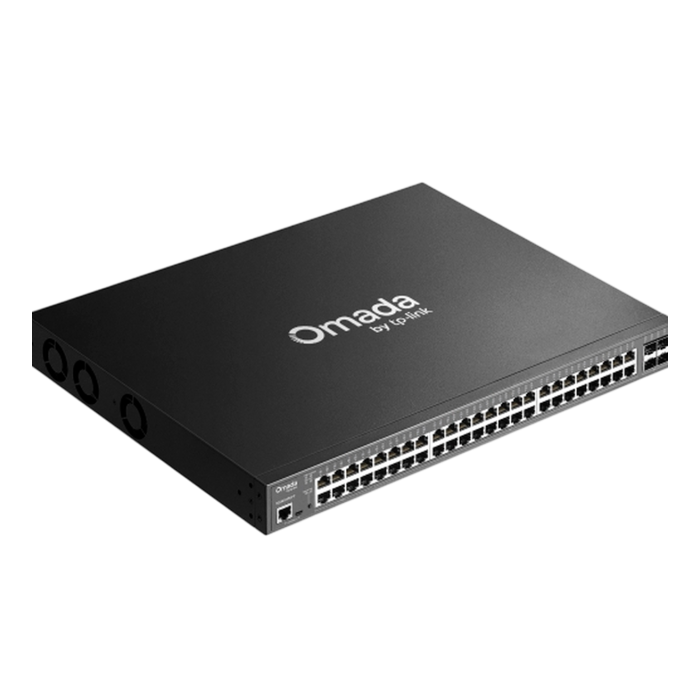 TP-Link Omada SG3452XMPP / 48‑портовый гигабитный управляемый РоЕ-коммутатор уровня L2+ (40 портов PoE+ и 8 портов PoE++) с 4 SFP+ слотами 10G
