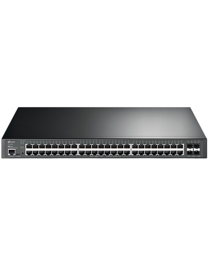 TP-Link Omada SG3452XP / 48‑портовый гигабитный управляемый РоЕ-коммутатор уровня L2+ с 4 SFP+ слотами 10G
