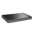 TP-Link Omada SG3452XP / 48‑портовый гигабитный управляемый РоЕ-коммутатор уровня L2+ с 4 SFP+ слотами 10G