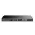 TP-Link Omada SG5428X / 24‑портовый гигабитный стекируемый управляемый коммутатор уровня L3 с 4 SFP+ слотами 10G