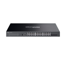 TP-Link Omada SG5428XMPP / 24‑портовый гигабитный стекируемый управляемый РоЕ++ коммутатор уровня L3 с 4 SFP+ слотами 10G