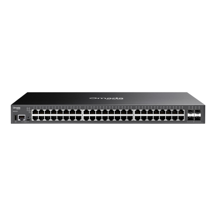 TP-Link Omada SG5452X / Управляемый гигабитный коммутатор L3 с 48 портами, возможностью стекирования и 4 слотами 10G.