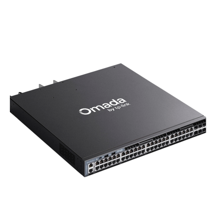 TP-Link Omada SG6654XHP / 48‑портовый гигабитный стекируемый управляемый РоЕ-коммутатор L3 с 6 SFP+ слотами 10G