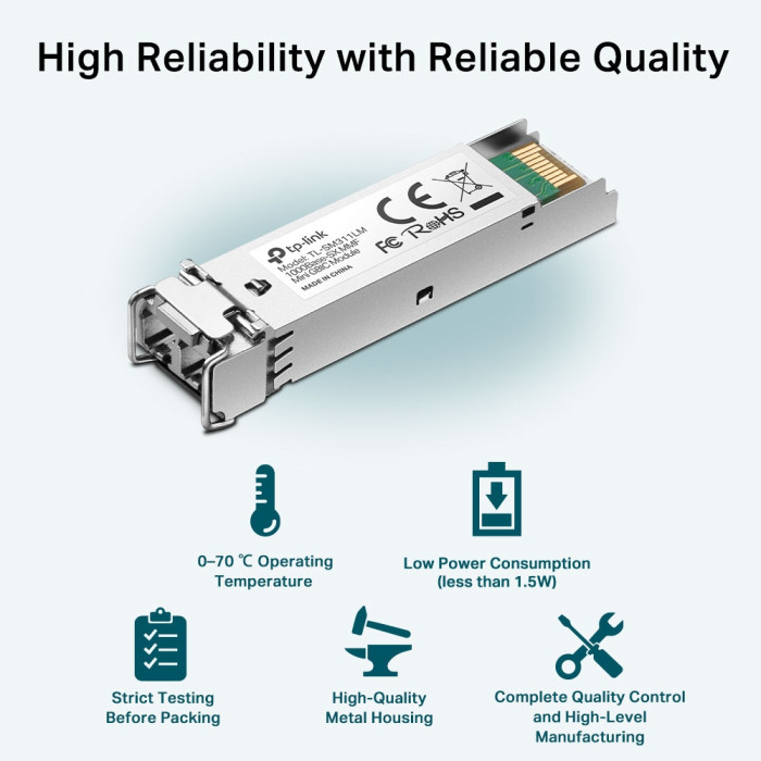 TP-Link Omada SM311LM (8-pack) / Многомодовый гигабитный SFP LC трансивер