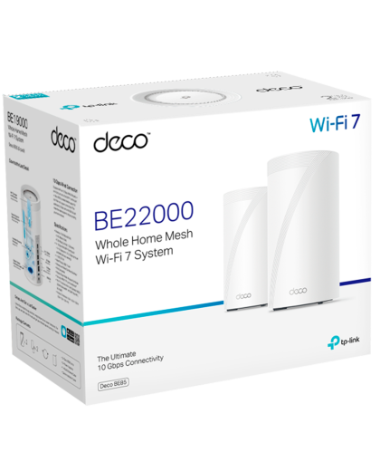 TP-Link Deco BE85 (2-pack) / BE19000 Трехдиапазонная Mesh-система Wi-Fi 7