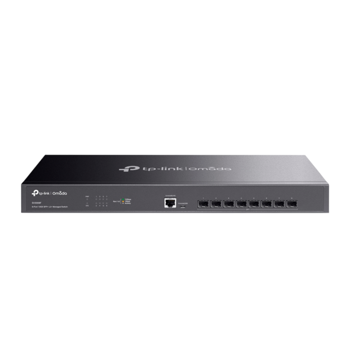 TP-Link Omada SX3008F / 8-портовый 10-гигабитный управляемый SFP+ коммутатор L2+