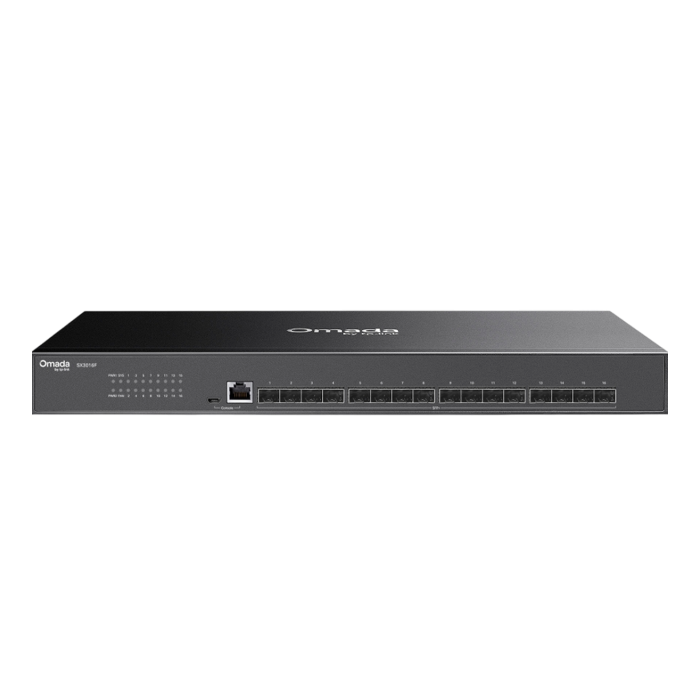 TP-Link Omada SX3016F / 16-портовый 10-гигабитный управляемый SFP+ коммутатор L2+