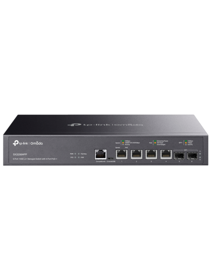 TP-Link Omada SX3206HPP / управляемый РоЕ-коммутатор уровня L2+ c 4 портами PoE++ 10 Гбит/с и 2 портами SFP+