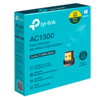 TP-Link Archer T1300U Nano / AC1300 Двухдиапазонный беспроводной MU-MIMO Nano USB-адаптер