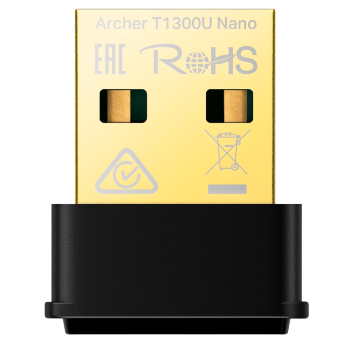 TP-Link Archer T1300U Nano / AC1300 Двухдиапазонный беспроводной MU-MIMO Nano USB-адаптер
