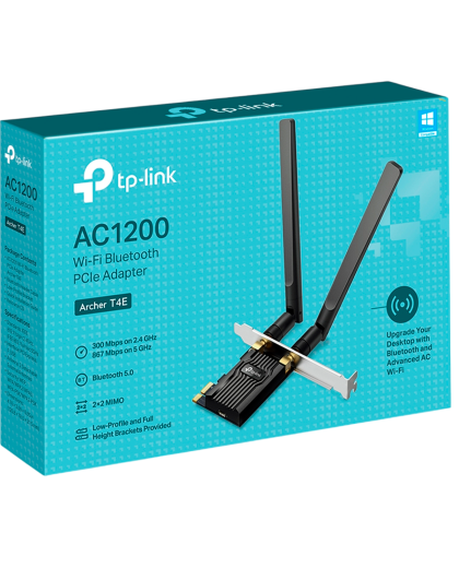 TP-Link Archer T4E / AC1200 Двухдиапазонный беспроводной PCIe-адаптер